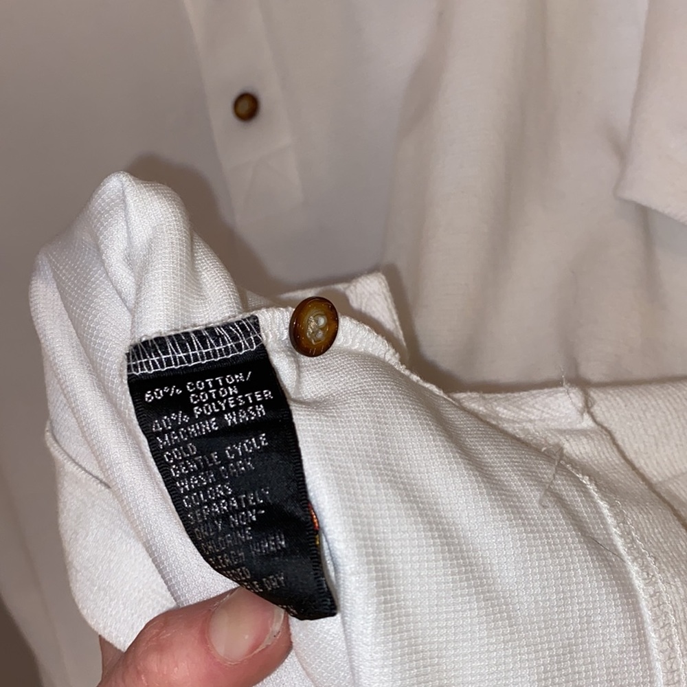 Greg Norman White Men’s Polo Shirt - Medium in Excellent Condition - Picture 12 of 16